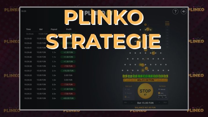 Plinko Strategie