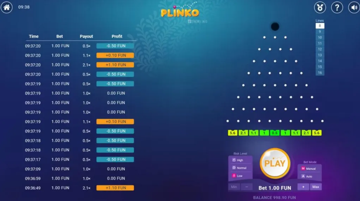 Plinko est-il un jeu équitable ?